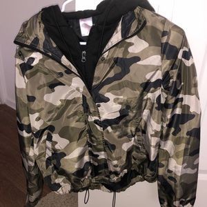 Camo Windbreaker